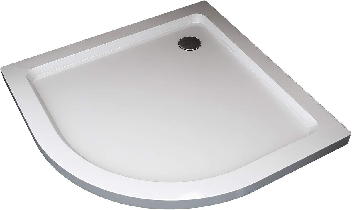Piatto doccia in ABS acrilico rinforzato con fibra di vetro, 80x80
