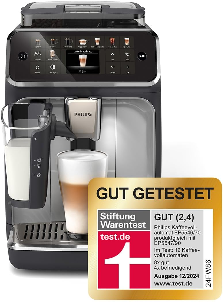 Philips Serie 5500 macchina automatica per caffè espresso – LatteGo sistema per il latte