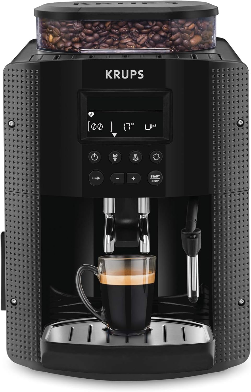 Krups Essential, macchina da caffè in chicchi, macchina da caffè automatica per espresso