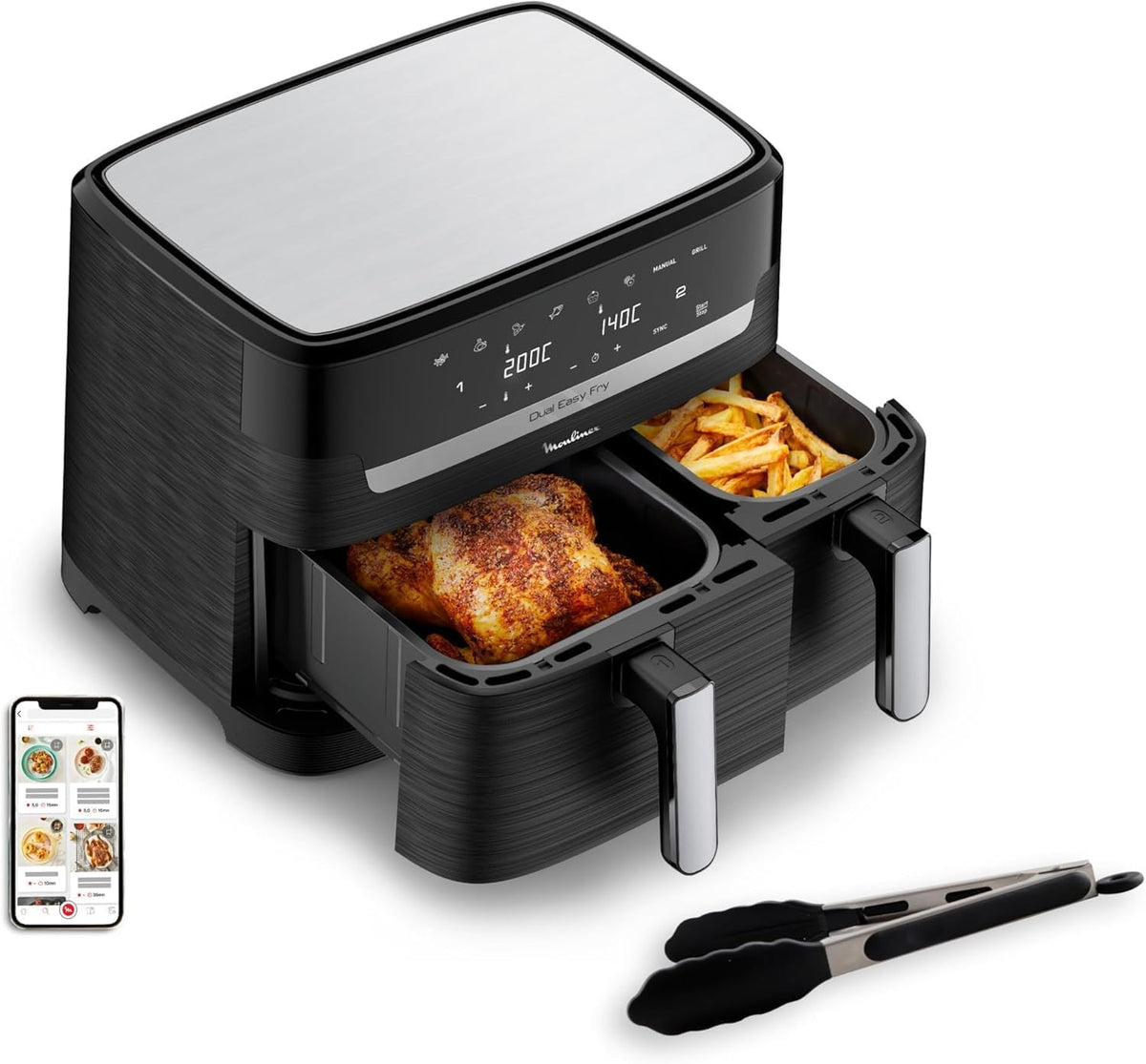 Moulinex Easy Fry Essential acciaio inox, 8,3 l