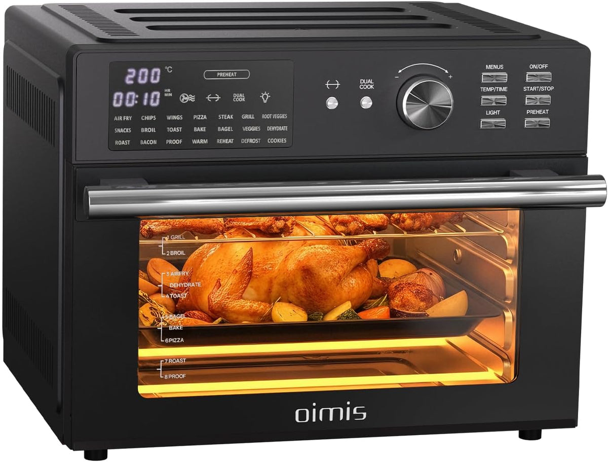 OIMIS Friggitrice ad aria calda XXL 30L 1800W