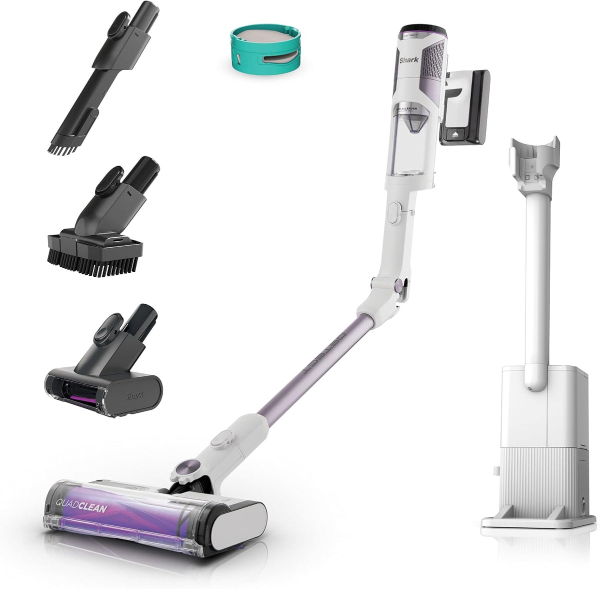 Shark Detect Clean & Empty scopa elettrica senza filo con base di ricarica autosvuotante