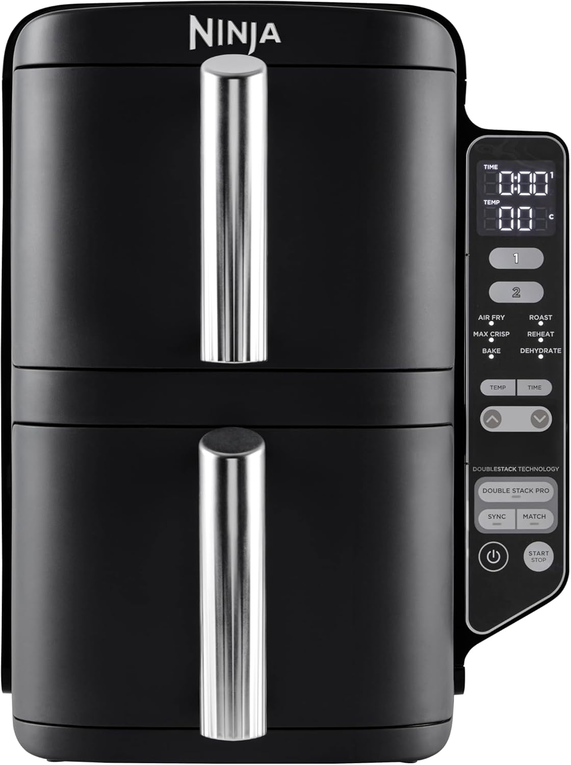 Ninja Double Stack Friggitrice ad Aria, 7,6L Friggitrice ad aria digitale