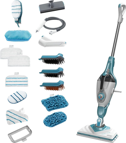 BLACK+DECKER, pulitore a vapore multifunzione da 1600W