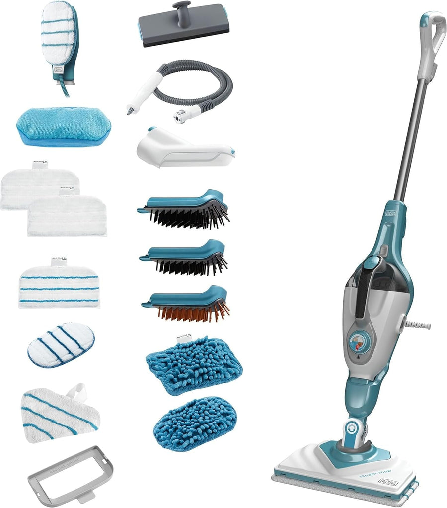 BLACK+DECKER, pulitore a vapore multifunzione da 1600W