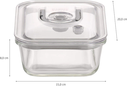 Contenitori sottovuoto CASO estremamente stabili in vetro borosilicato