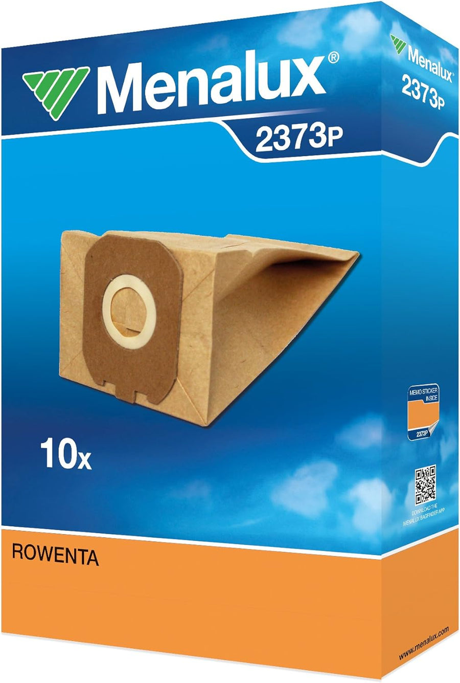 Menalux 2373P – Sacchetti per aspirapolvere Rowenta