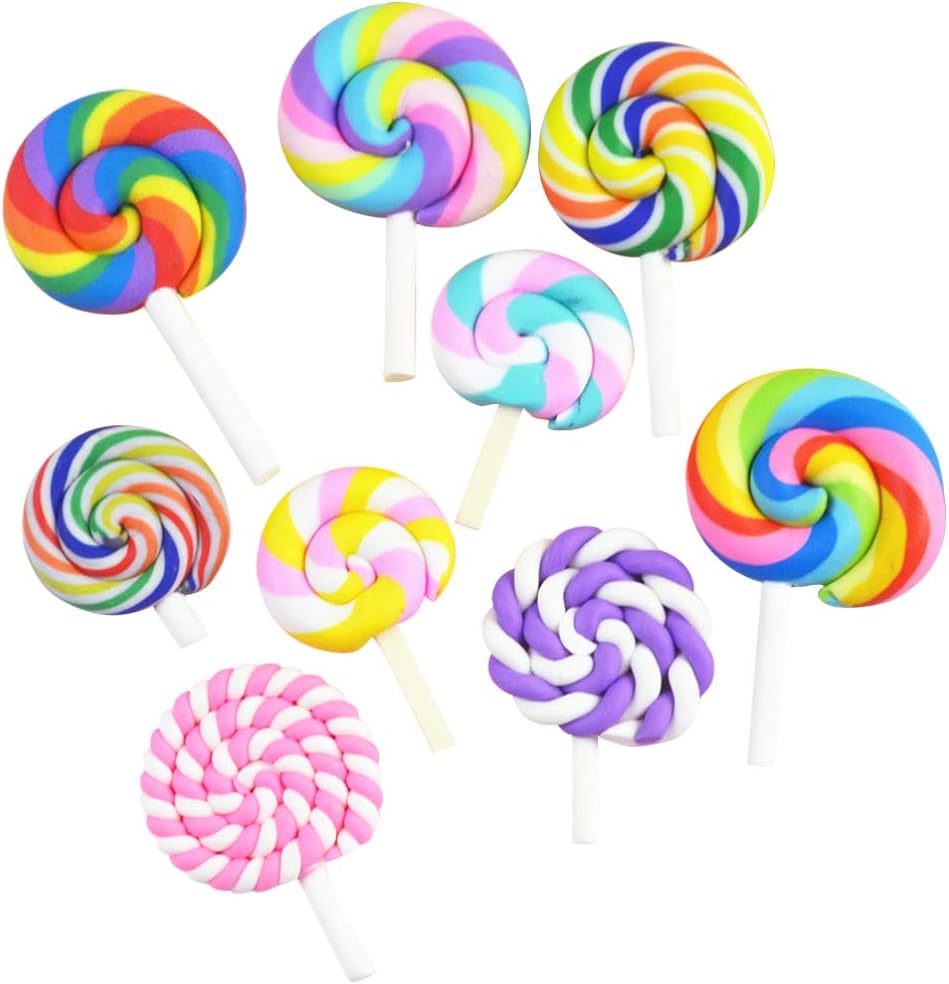 Ultnice 36 pezzi lecca-lecca arcobaleno fai da te